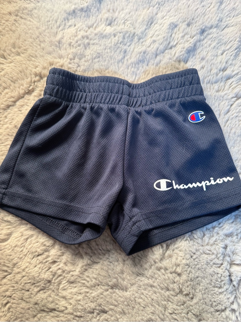 Champion Navy Blue Girls Athletic Shorts
